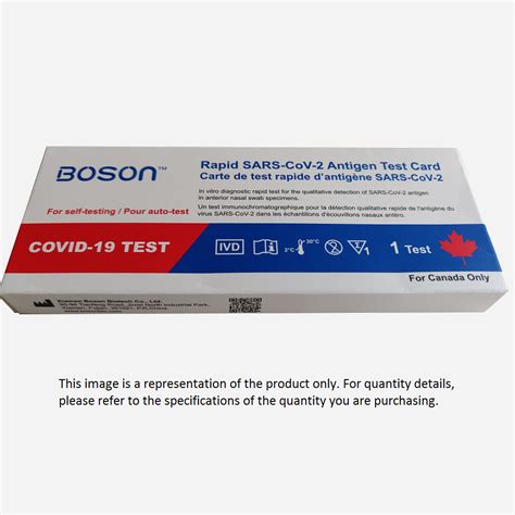 Boson SARS CoV 2 Rapid Antigen Test Card Self Test