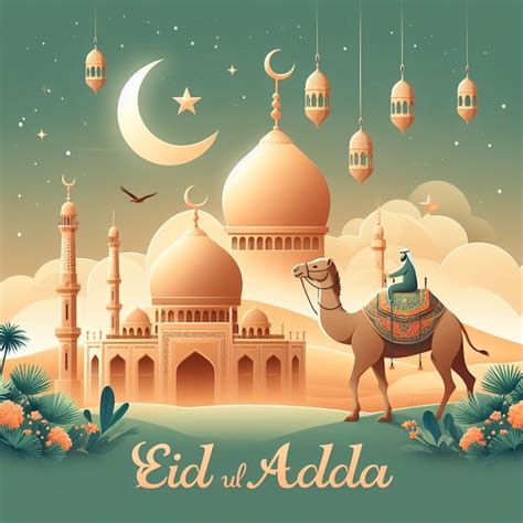 Esta imagen es creada para eventos islámicos como el eid ul adha Foto