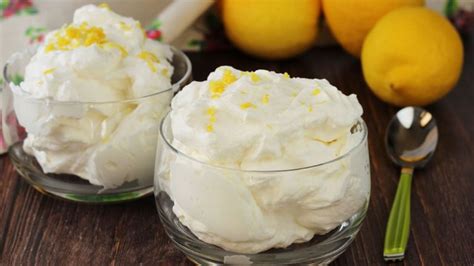 Mousse au citron fraîche et légère