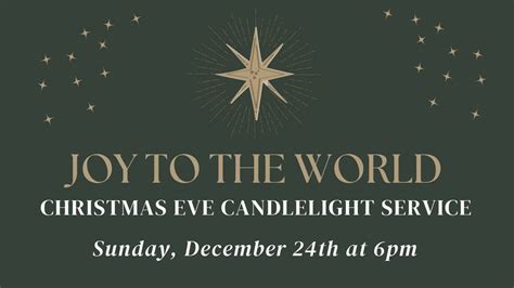 Christmas Eve Candlelight Service La Grande Church Of The Nazarene