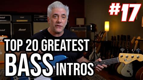 Top 20 Rock Bass Intros Of All Time Youtube