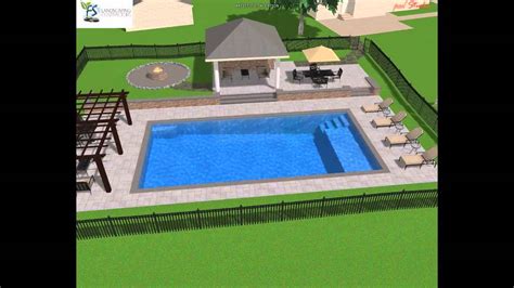 Rectangle Pool Design - YouTube