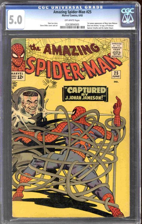 Amazing Spider Man Cgc Ow Da Card World