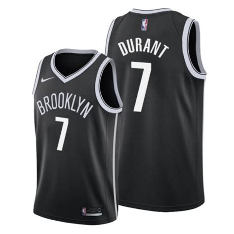 Camiseta Kevin Durant 7 Brooklyn Nets 1920 Negro Icon Edition ⋆