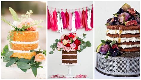 La moda de los naked cake ya sabes qué son GuiaCatering