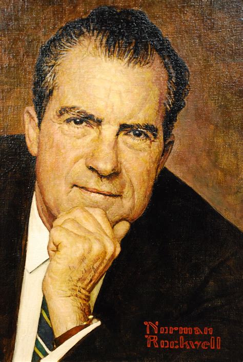 Nixon By Rockwell Portrait Of President Richard M Nixon Flickr