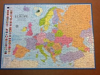 Amazon EuroGraphics Map Of Europe Puzzle 1000 Piece Toys Games