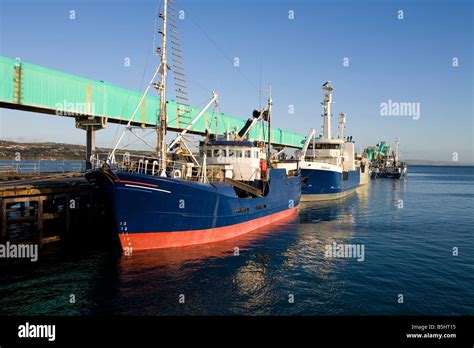 Tuna Boats Port Lincoln Wharf Stock Photo Alamy