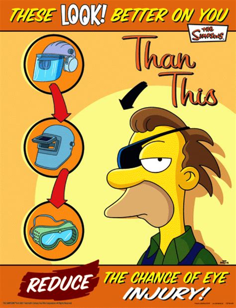 Simpsons Safety Posters