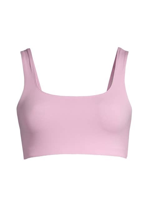 Square Neck Bikini Top Clear Pink Casall