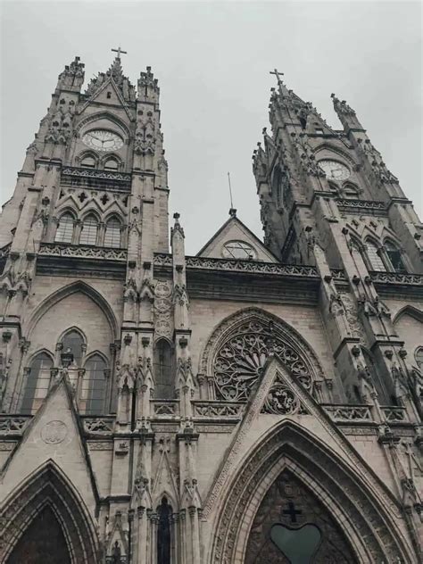 Basilica Del Voto Nacional In Quito Ecuador