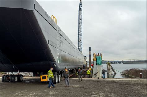 Launching Of The Robert L JT Marine Inc Marine Services Shipyard