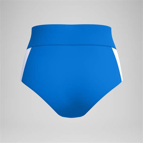 Women S Jetstream Colourblock Banded Boyleg Bikini Bottom Blue White Speedo Uk