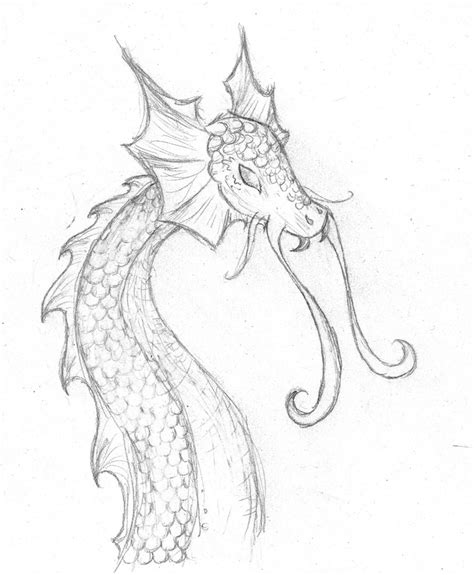Water Dragon Drawing At Getdrawings Free Download