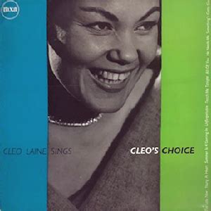 CLEO LAINE CLEO S CHOICE10inch Jazz Records Seeed