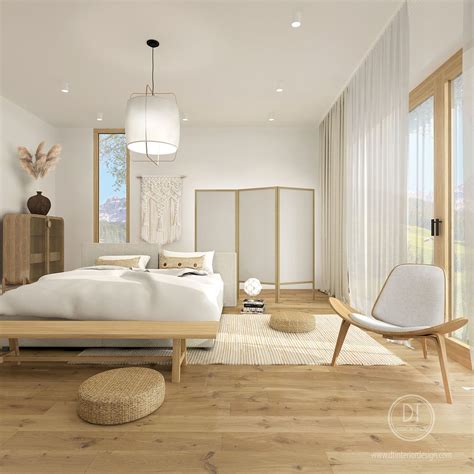 Japandi Living Room Bedroom On Behance Japandi Living Room Japanese