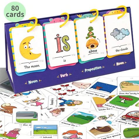 Pi Ces Cartes Clairs Ducatives De Phrases De Base Pour Enfants