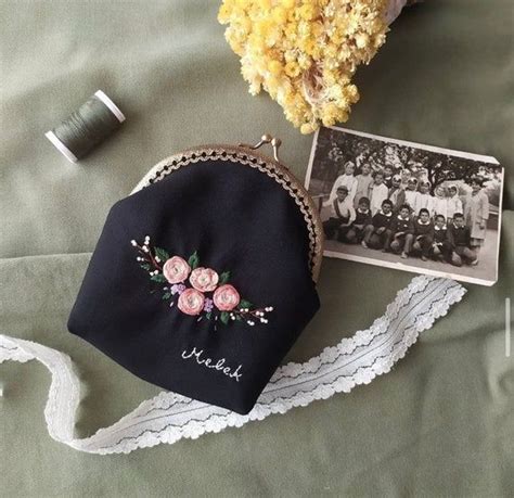 Embroidery Kit Wallet Baghandle Bag Embroidered Handbags Beginner