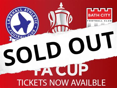 Bath City Fc Larkhall Fa Cup Match Officially Sold Out Bath City Fc