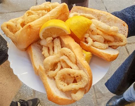 Fried Calamari Sandwich Recipe (Bocadillo de Calamares) - Spanish Sabores