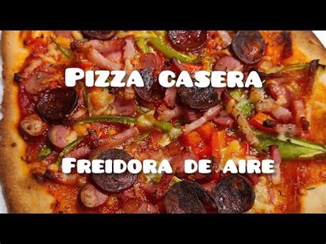 PIZZA Estilo Domino S Casera En FREIDORA DE AIRE Freidora Sin