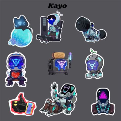 Kayo Valorant Meme Sticker Etsy