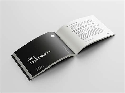 Free Landscape Book Mockup