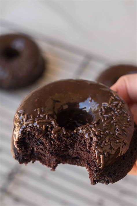 Small Batch Baked Chocolate Donuts Lifestyle Of A Foodie