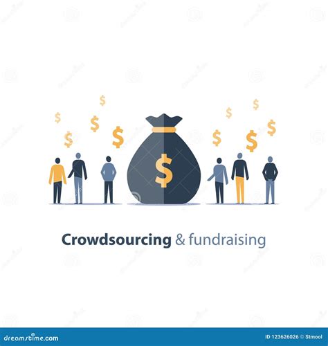 Campa A Fundraising Concepto Crowdfunding Reuni N De Negocios Grupo