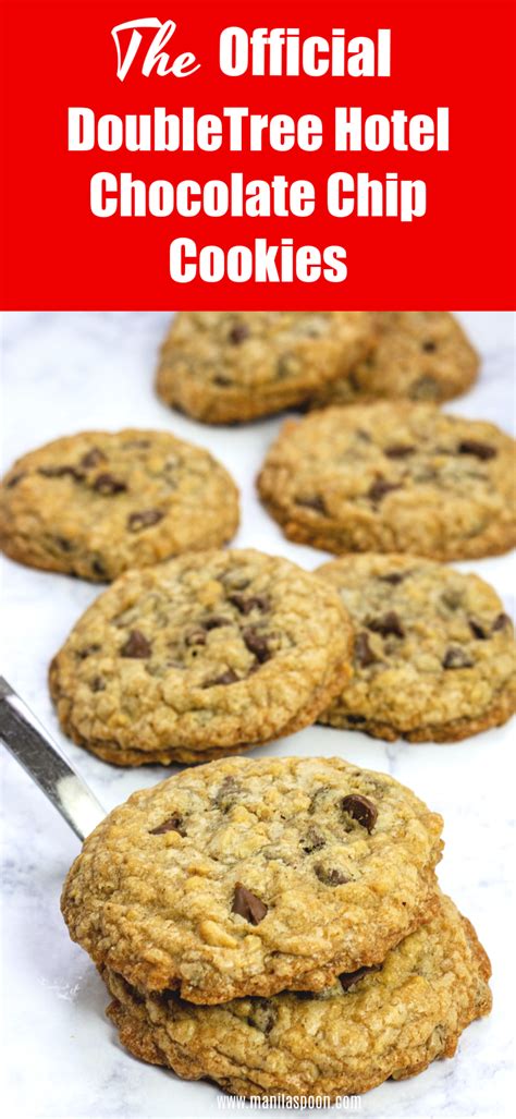 Hilton Doubletree Chocolate Chip Cookies The Official Recipe Manila