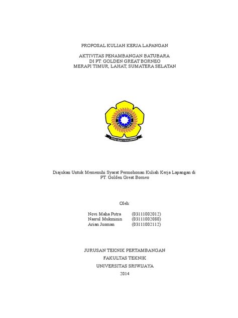 Contoh Proposal Kp Pdf