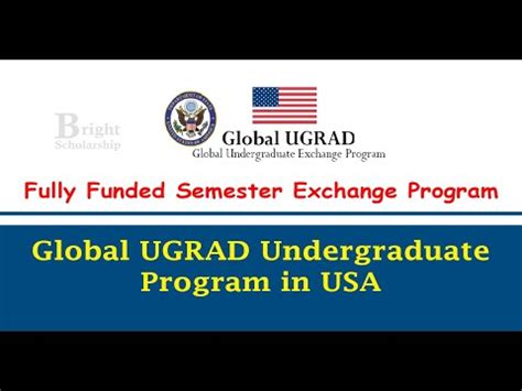 Global Ugrad Undergraduate Program In Usa Fully Funded