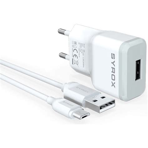 Syrox J15 20a Micro Usb Şarj Cihazı Seti Beyaz Fiyatı