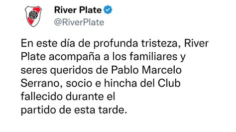 Quién Era Pablo Serrano El Hincha De River Que Murió En El Monumental