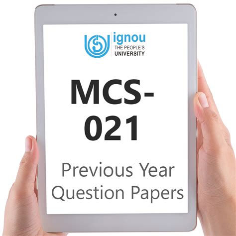 IGNOU MCS 021 Previous Year Exam Question Papers IGNOU Help Center