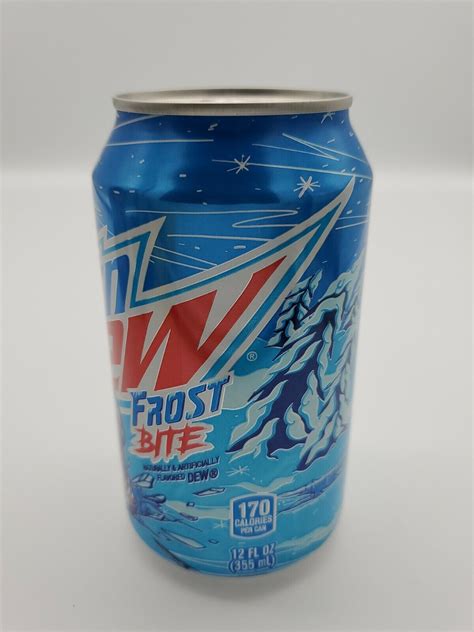 2020 Mountain Dew Mtn Dew Frost Bite 12oz Can Shark Jaws Mt Dew Pepsico