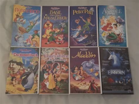 Walt Disney Vhs Kassetten Sammlung Klassiker Retro Eur