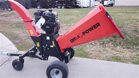 DK2 OPC566E 6 Gas Powered Kinetic Chipper Shredder Kohler CH440 14 HP