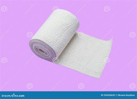 Elastic Medical Bandage For Injuries And Fractures Stock Photo Image