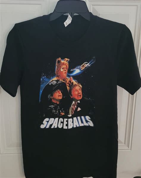 Spaceballs Movie Logo Mens Black T Shirt Size S Gem