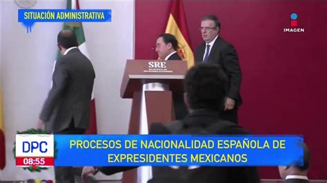 Proceso de nacionalidad española de ex presidentes mexicanos De Pisa