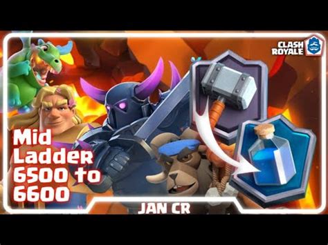 ESCAPING MID LADDER WITH PEKKA RAM RIDER DECK CLASH ROYALE YouTube