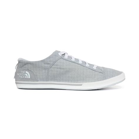 The North Face Womens Base Camp Lite Sneakers In Gray High Rise Grey