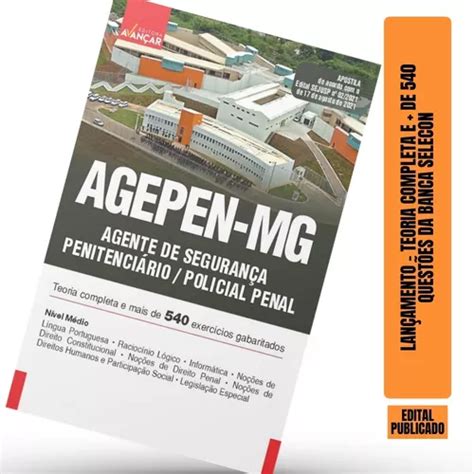 Apostila Agepen Mg Pol Cia Penal Teoria Quest Es Venda Em