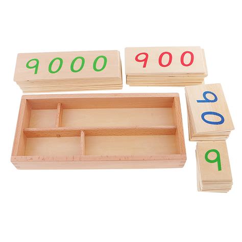 Juego Educativo Montessori Tarjeta De Matem Ticas N Mero