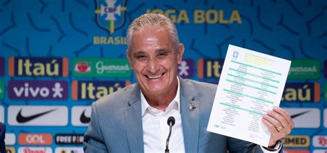 Tite Divulga Nomes Da Seleção Brasileira Convocados Para Copa Confira