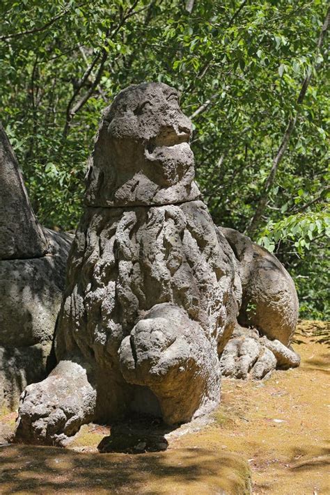 Monster Park in Bomarzo, Viterbo - Italy Editorial Photography - Image ...