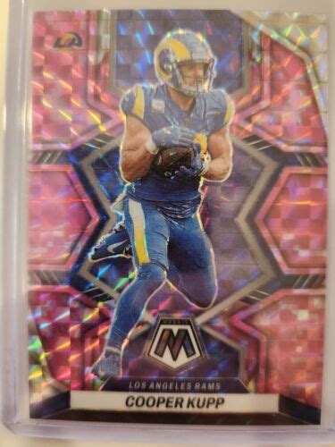 Cooper Kupp Panini Mosaic Pink Camo Prizm Rams Ebay