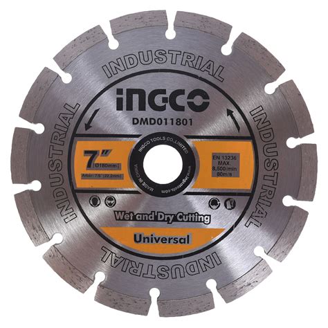 Ingco Wet And Dry Diamond Cutting Disc Mm Industrial Power