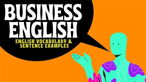 Learn Business English Vocabulary English Glossary With Business Sentence Examples